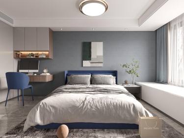 134平雅致新中卧室