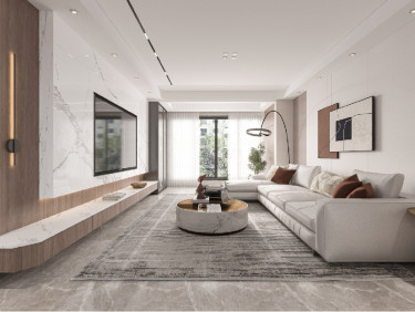 134平雅致新中客厅