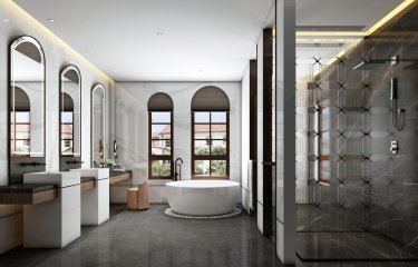 500平现代简约卫生间