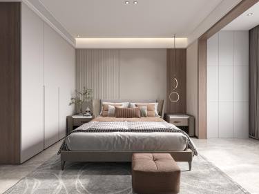 134平雅致新中卧室