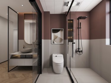 210平现代简约卫生间