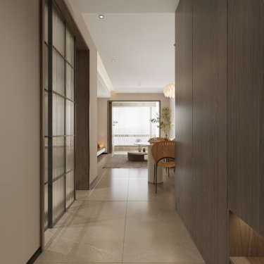 91平现代简约走廊