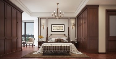 160平雅致新中卧室