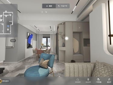 116景秀峨眉现代风格-无主灯设计