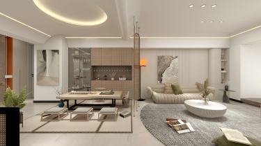 131平禅意日式客厅