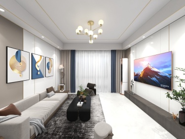 130平金桥花园现代风格