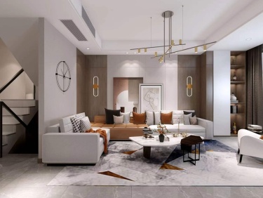 210平融创银城盛唐府现代风格