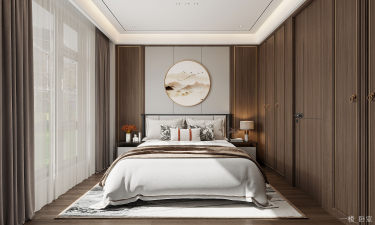 480平现代简约老人房