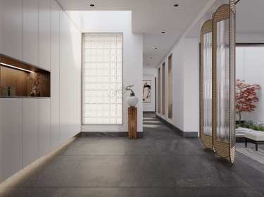 260平雅致新中玄关