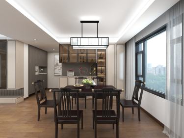 143平4室雅致新中餐厅