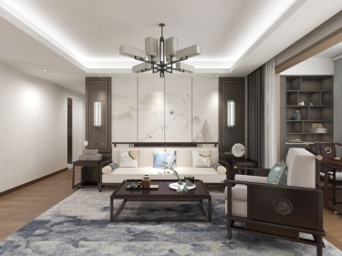 143平天阅湖滨新中式风格