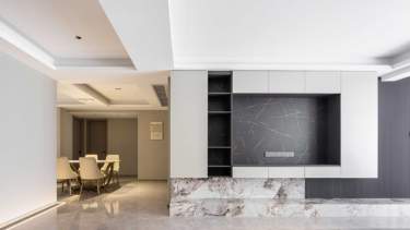 150平现代轻奢客厅