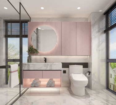 350平现代简约卫生间