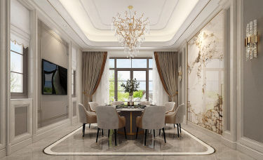 600平原木风餐厅