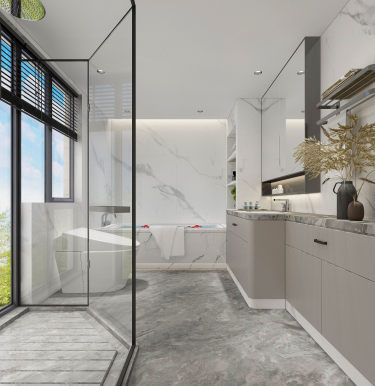 350平现代简约卫生间