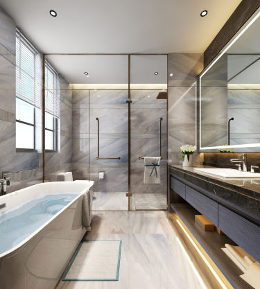 800平雅致新中卫生间