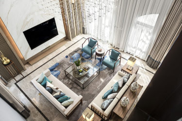 600平雅致新中客厅