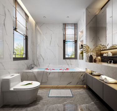 700平雅致新中卫生间