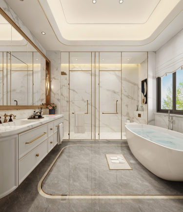 600平原木风卫生间