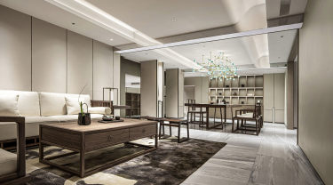 600平雅致新中客厅