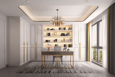 260平现代简约书房