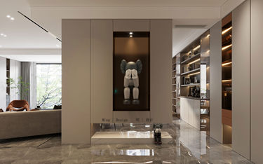 172平现代轻奢客厅