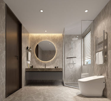 240平现代简约卫生间