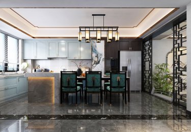 320平雅致新中厨房