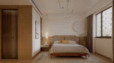 123平禅意日式卧室