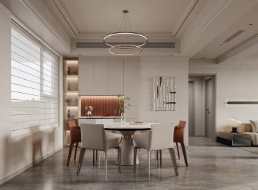 153平现代轻奢餐厅