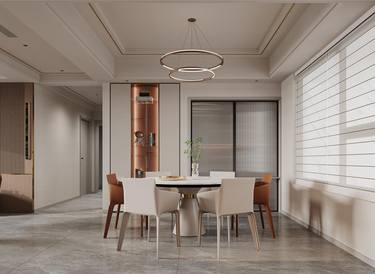 153平现代轻奢餐厅