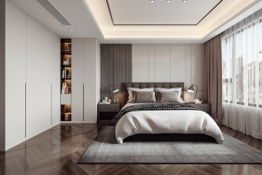 216平现代轻奢老人房