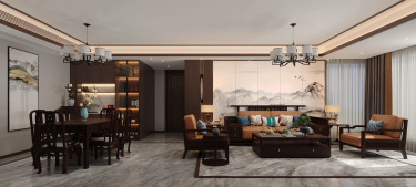 153平雅致新中餐厅