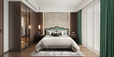 153平雅致新中卧室