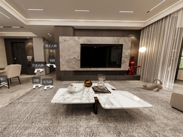 225平汇鸿景云现代风格-初见乍惊欢，久处亦怦然