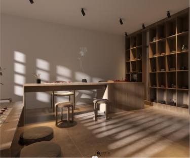 110平禅意日式客厅