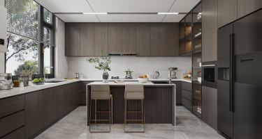 300平雅致新中厨房