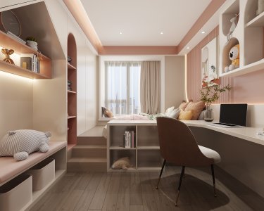 180平现代简约儿童房