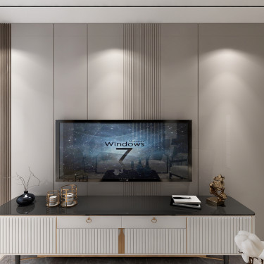 86平雅致新中客厅