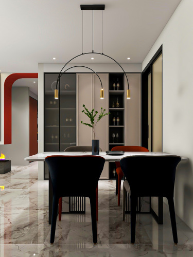 110平现代轻奢餐厅