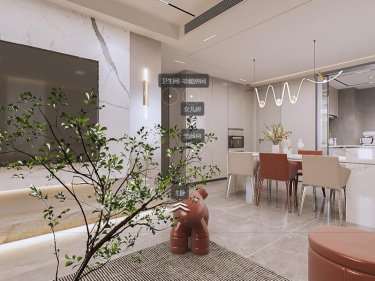 220平汇鸿景云现代风格-都市雅奢，尽显质感格调