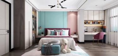 200平现代轻奢儿童房