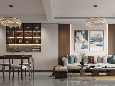 160平观澜府现代风格