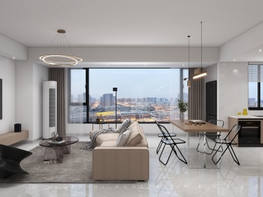 120平金澜湾现代风格-关于设计的另一种想象