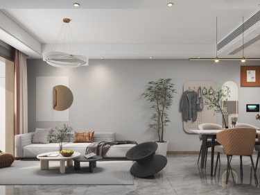 89平阳光城檀悦现代风格