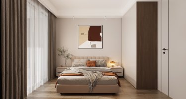 120平现代简约老人房