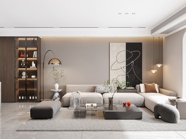 120平汇金天地现代风格