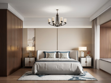 145平现代轻奢客厅