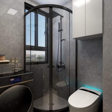 125平现代简约卫生间