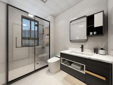 125平现代简约卫生间